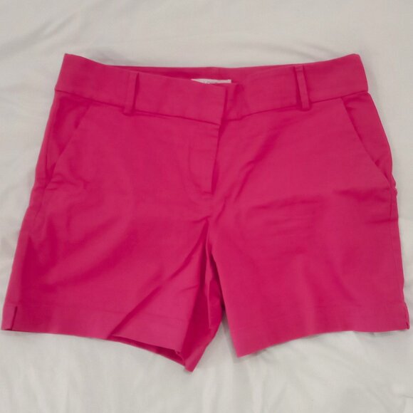 Loft Riviera Chino Shorts in Razzle Dazzle Hot Pink - Picture 1 of 5